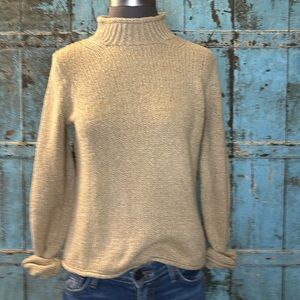 New! J.Crew Factory Classic Rollneck Sweater Camel XS